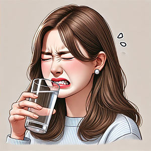 이제 물만 마셔도 치아가 통증이 옵니다