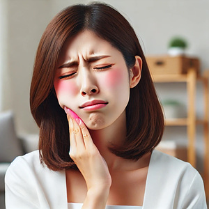 치아 시린데 연고 바름