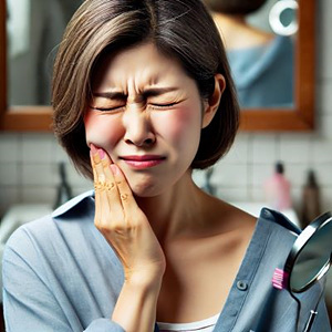 돌을 씹어 치아가 흔들리는데 병원에 가야하나요